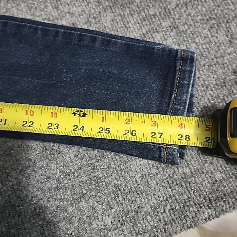 True Craft Denim Jeans Womens Juniors 7 Blue High Rise Skinny Stretch - Picture 14 of 15